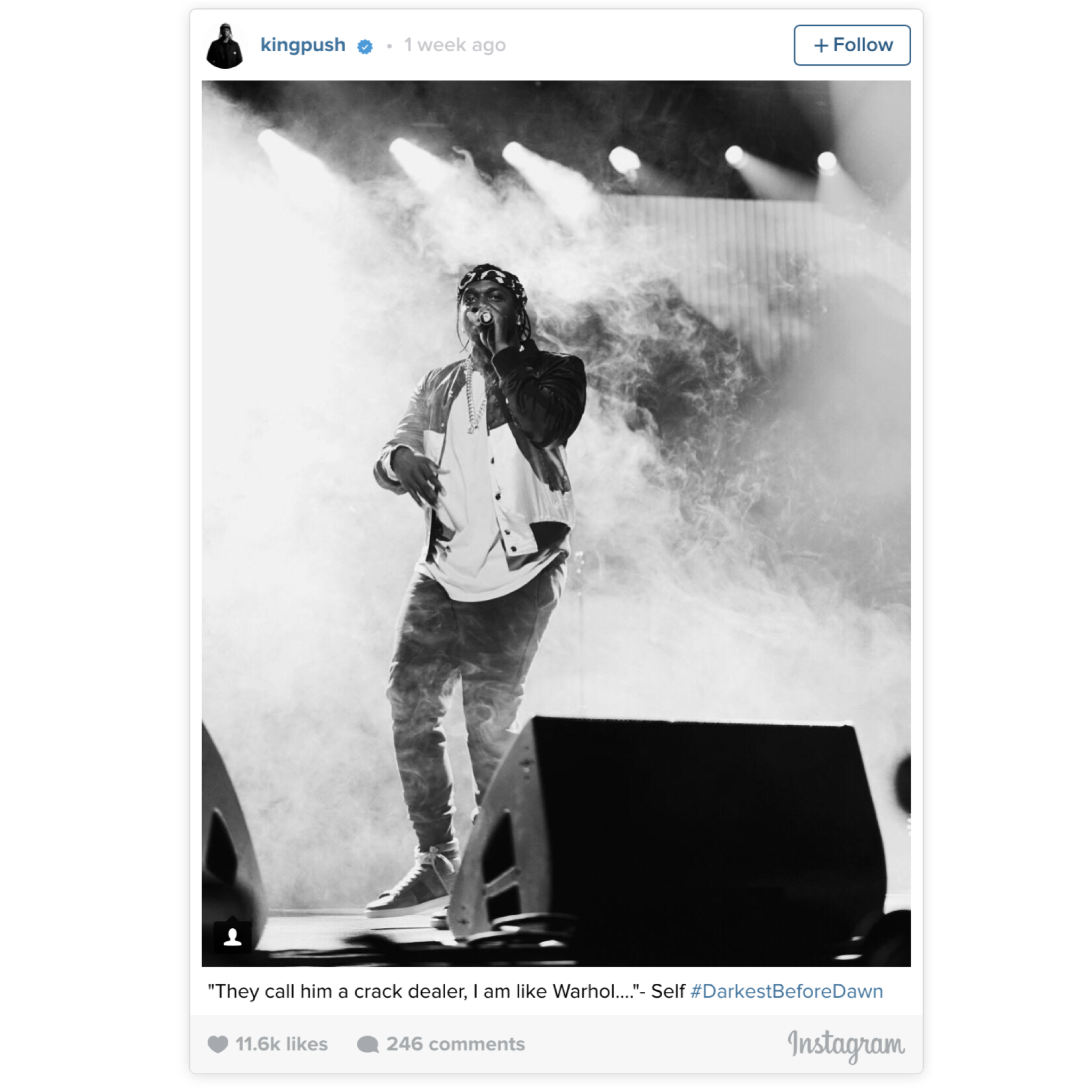 Pusha T in Dries Van Noten